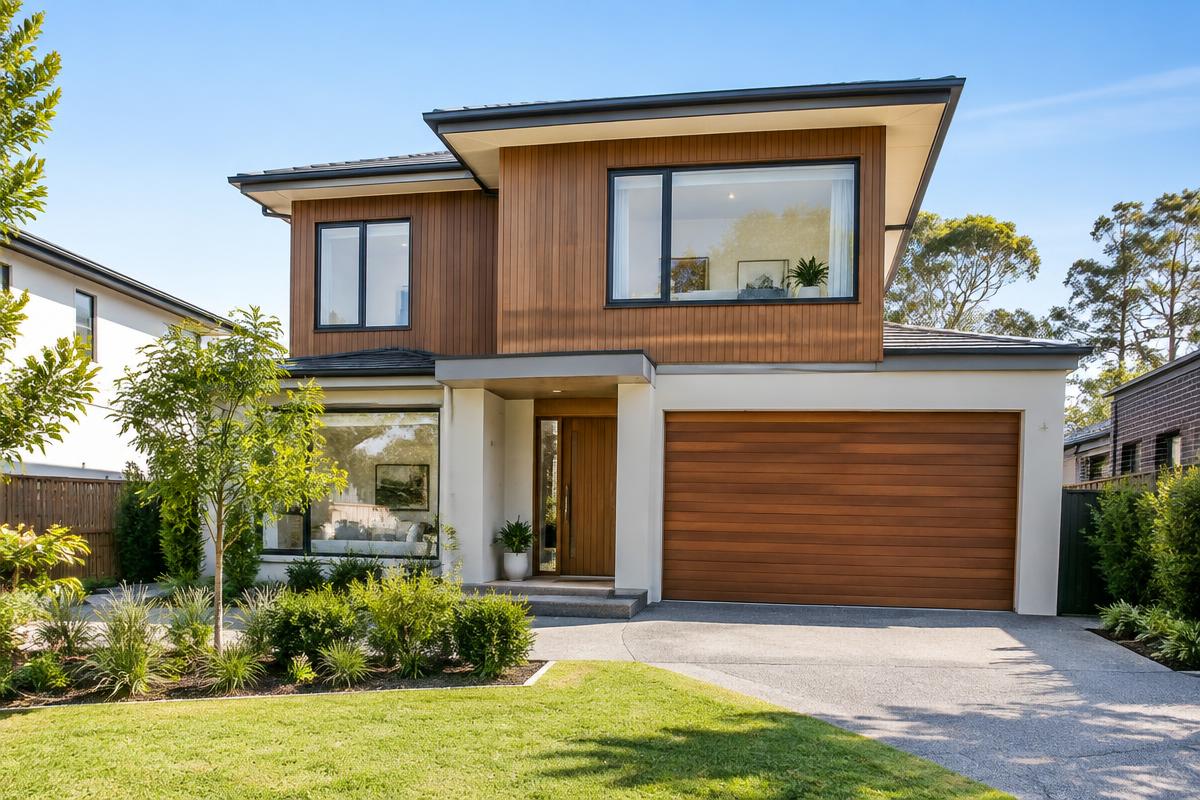 Contemporary two-storey home — sample image