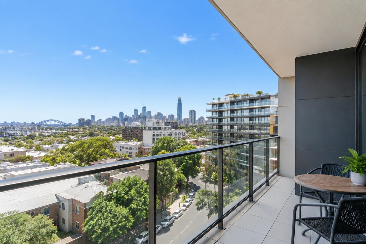 Apartment with city outlook — sample image